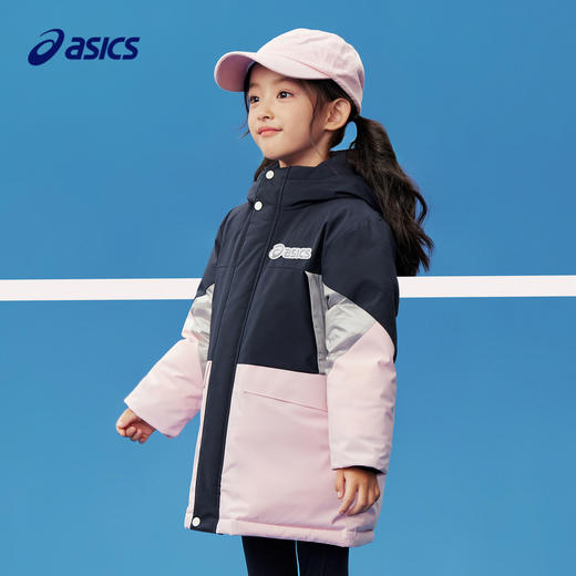 【商场同款】Asics/亚瑟士童装宝宝三防派克羽绒服2024年冬季新款 商品图1