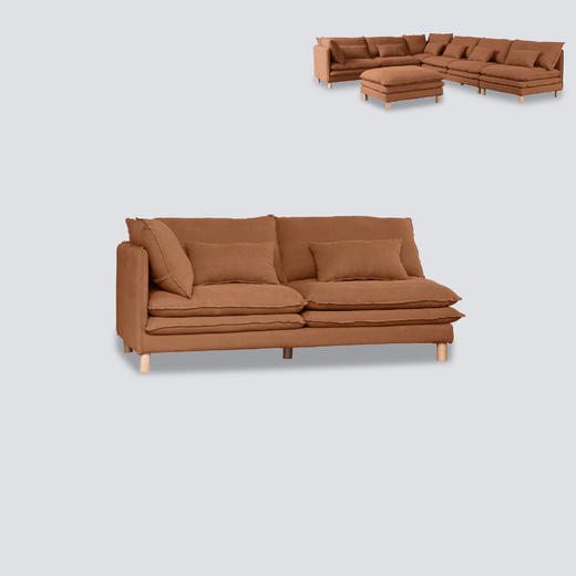 NS家居 ns furniture软包布艺组合沙发NSSF-5508 KD 商品图12