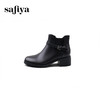Safiya/索菲娅2024冬季休闲圆头粗跟时尚百搭烟筒靴 SF44116031 商品缩略图5