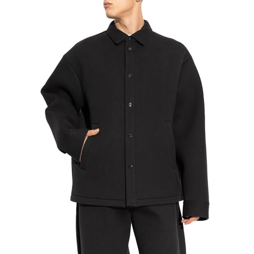 DSQUARED2 男士徽标压花棉质拉链外套 黑色 S79DL0043 D25011 900 商品图1