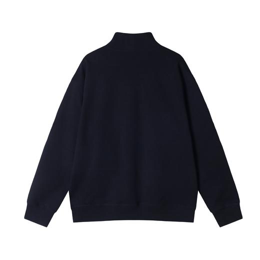 WY833秋冬季新款时尚个性美式纯色按扣立领套头卫衣百搭宽松休闲上衣 商品图4