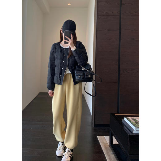 【700g气绒棉卫裤】冬季男女装特厚运动休闲裤 内层短绒奥利绒蓄热保暖 商品图0