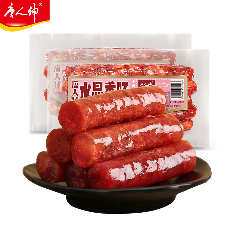 唐人神广式微甜风味水晶香肠200g*2包