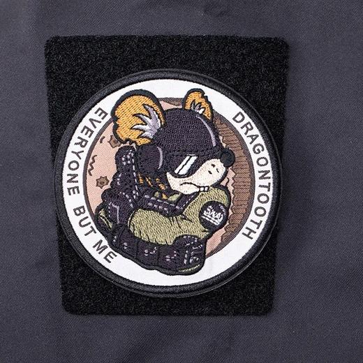 十二生肖战术臂章（鼠）魔术贴章中国元素图案刺绣战术装备 商品图1