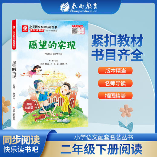 快乐读书吧 二年级(下) 愿望的实现(练习版) 商品图0