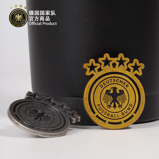 【官方正版】德国国家队 | 金银双色队徽徽章足球迷纪念胸针 商品图3