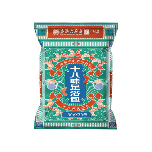 <有书独家>艾草足浴包十八味生姜泡脚包足疗养生包排湿排寒真材实料泡脚包30g*30包 商品图3