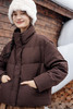 绽放885朵/巧克力泡芙羽绒服冬季90白鹅绒宽松显瘦立领短款面包服 商品缩略图5