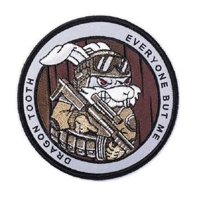 十二生肖战术臂章（兔）魔术贴章中国元素刺绣圆形战术装备男