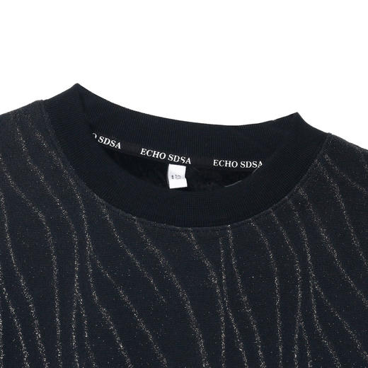 WY105-CY秋季新款明线满印卫衣圆领男女休闲宽松时尚长袖百搭上衣 商品图1