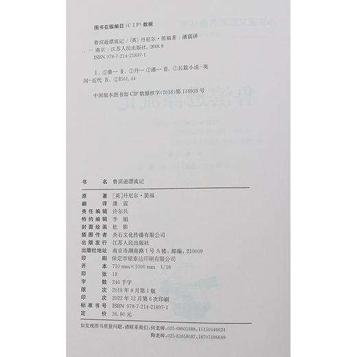 快乐读书吧 六年级(下) 鲁滨逊漂流记(练习版) 商品图4