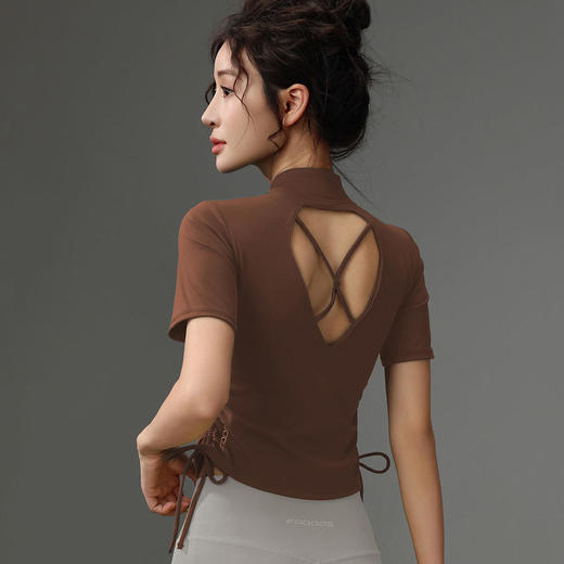 梵蒂欧（FADDOS）中国风秋冬新款瑜伽短袖一体杯F2023740 商品图6