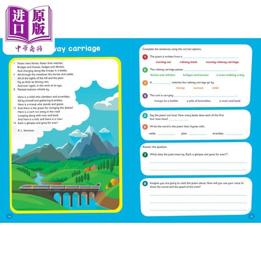 预售 【中商原版】Comprehension Ages 7-9 柯林斯易学儿童 阅读理解 7-9岁 英文原版 小学英语启蒙 Collins Easy Learning 商品图3