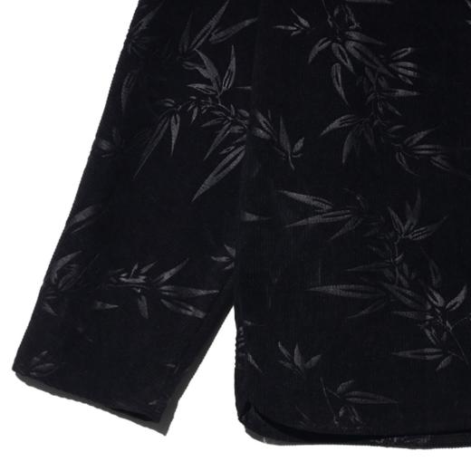 T450新款国风中领修竹设计感T恤男女秋冬休闲宽松时尚长袖百搭上衣 商品图2