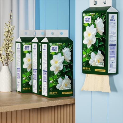 【自营】蓝漂本色悬挂式纸巾抽纸底部挂抽纸*5提餐巾纸卫生纸LP-53898 商品图3