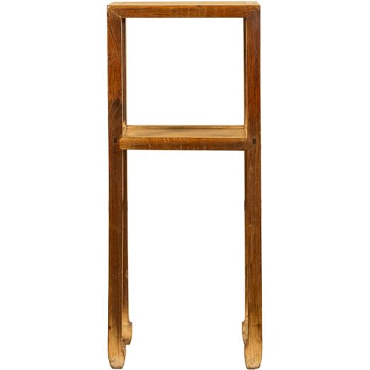 清 黄花梨马蹄腿四面平带屉方香几 商品图5