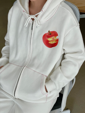 CryingCenter 红苹果青苹果卫衣加绒外套 哭喊中心