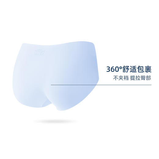 防夹臀无痕内裤女士内裤 3D蜜桃臀设计 整身无痕  运动瑜伽裤透气薄款 商品图4