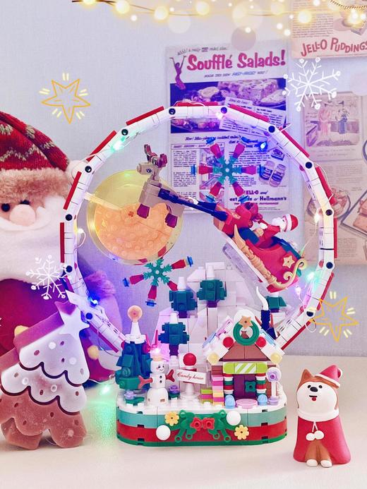 哲高圣诞摩天轮圣诞节礼物氛围摆件 商品图2