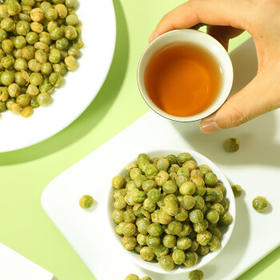 味滋源 蒜香青豆500g 坚果炒货 每日坚果零食小吃青豌豆1斤装 新货
