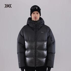 X-BIONIC旷野连帽羽绒服 男防风防水透汽轻量秋冬保暖羽绒衣 24957N