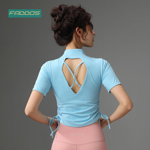 梵蒂欧（FADDOS）中国风秋冬新款瑜伽短袖一体杯F2023740 商品图1