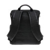 【PU皮+涤纶提花布 高密度防泼 大容量】皇冠CROWN时尚大容量通勤电脑背包黑色15" 商品缩略图2