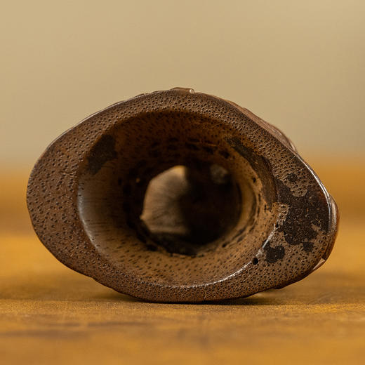 清 竹雕渔翁得利摆件 商品图3