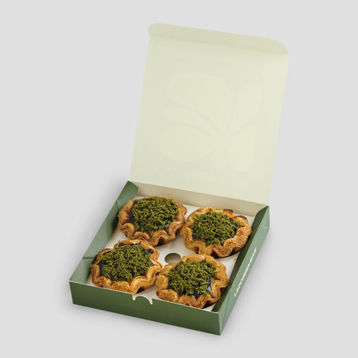 迪拜巧克力千层蛋挞/4只装 商品图0