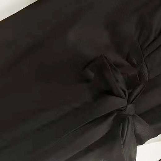 VIVIAN LIU R2424103春女装新款V领侧腰系带长袖收腰连衣裙 商品图3