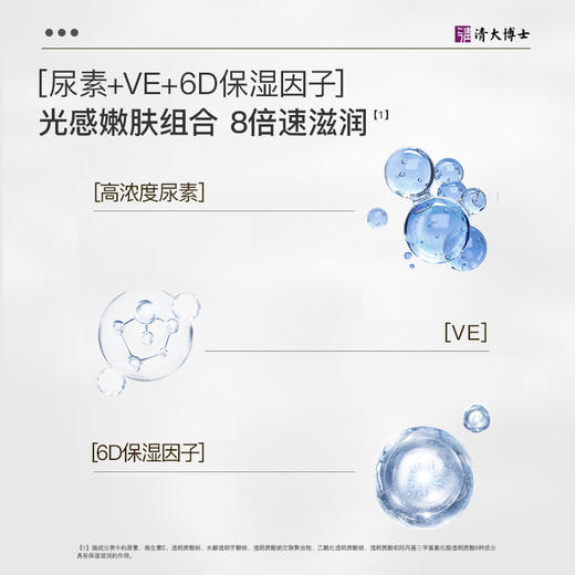 专利身体乳！【清大博士研发】 清大博士植物复合洗护系列 身体清洁凝露&VE尿素乳 温和清洁去角质 滋润养肤  200g/瓶 商品图8