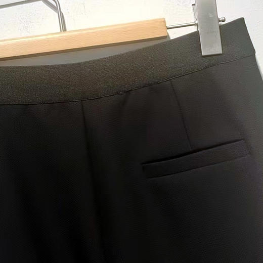 VIVIAN LIU TD2445006初秋女装新款斜插兜侧拉链显瘦微喇长裤 商品图3