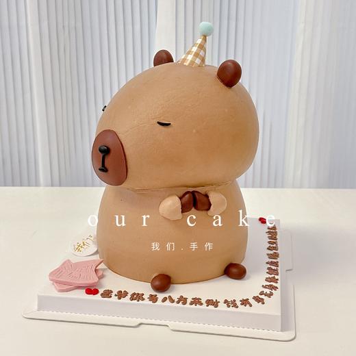 立体加高卡皮巴拉capybara蛋糕-低糖处理无添加 商品图2