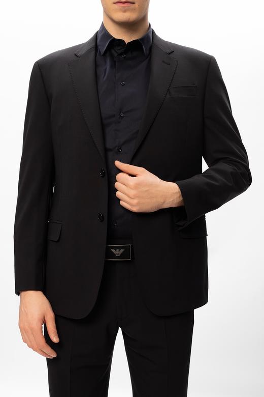 【超惠秒】EMPORIO ARMANI 阿玛尼 男士简约金属飞鹰logo板扣真皮腰带 10263 商品图4