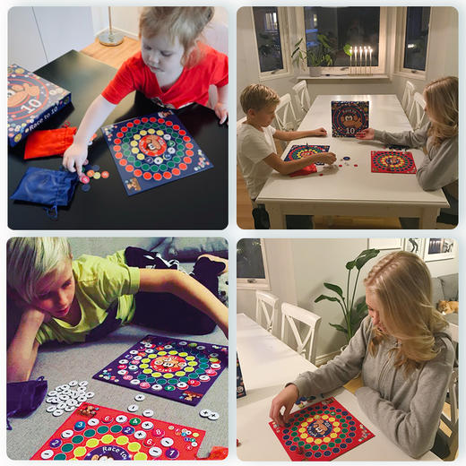 快慢狐 Race to 10 极速加减数学思维加减儿童桌面益智玩具游戏4岁+幼小衔接数感20以内加减法 商品图2