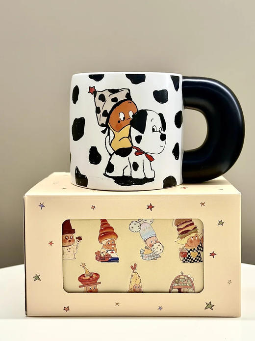 【送礼首选】礼盒包装现货，速抢，超萌原创插画星星人系列陶瓷马克杯550ml超大容量，15款大家族集齐了，原创设计正版授权❗可代写贺卡下单备注~ 附赠星星人插画贴纸，治愈可爱 商品图9