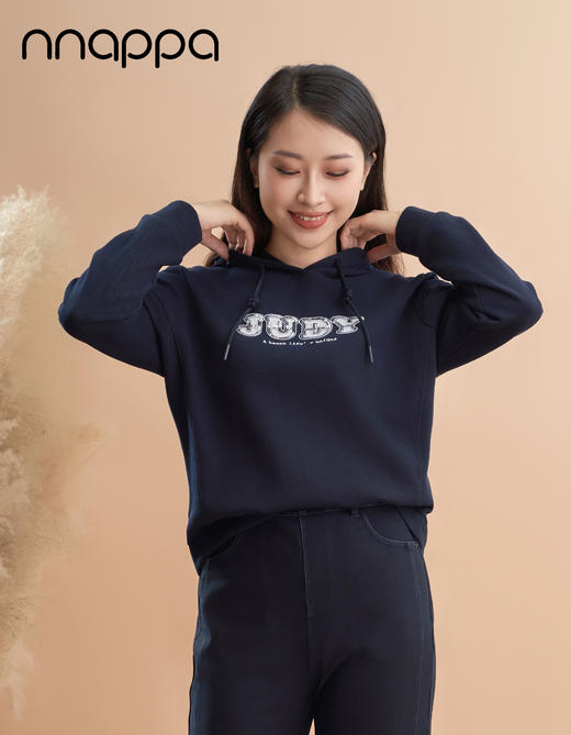 空气层珠片羊毛帽衫CA7308 商品图1