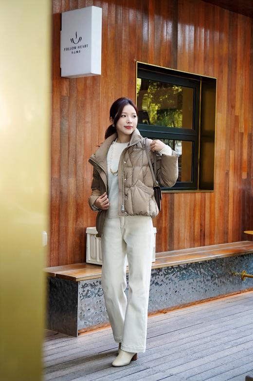 XL1臣禾翻领短款绗缝羽绒服 JZ244070715 商品图8