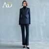 AD黑色正装女套装大学生面试职业装高级感正式场合收腰西服外套秋 商品缩略图0
