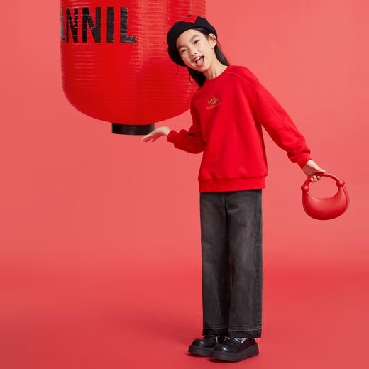 女童牛仔裤春季新款安奈儿童装实体店同款AG516578 商品图4