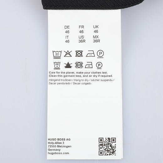 【超惠秒】BOSS 男士低调简约斜纹款百搭舒适休闲外套12070 商品图12