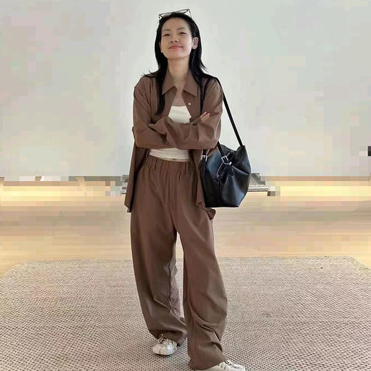 【顺丰包邮】99855 洛诗琳立体宽松剪裁衬衫立裁茧型宽松阔腿裤2347 商品图1