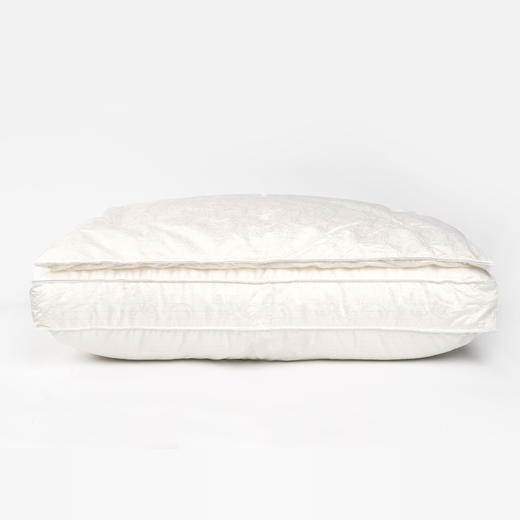 枕上无忧 | 臻颜蚕丝羽丝枕 桑蚕丝仪征羽丝绒上下式双层填充 高精密仿真丝提花面料 吸湿透气整夜安睡 商品图5