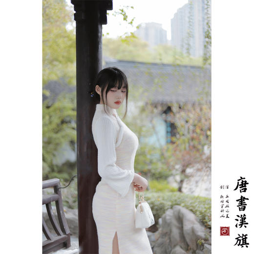 【雅依】冬季加绒加厚年轻少女款长袖旗袍小香风日常 商品图1