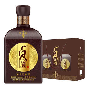 [白酒]贞元增陶坛(老贞8)鉴赏38度475ml*2瓶礼盒
