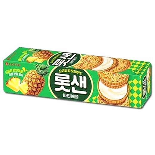 乐天菠萝夹心饼干105g롯데 롯샌 파인애플 商品图0