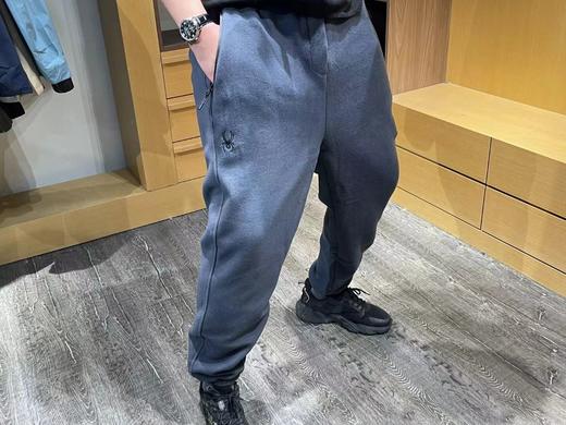 一条过冬！蜘蛛刺绣冬季加绒加厚男女款百搭保暖束脚休闲裤 商品图1