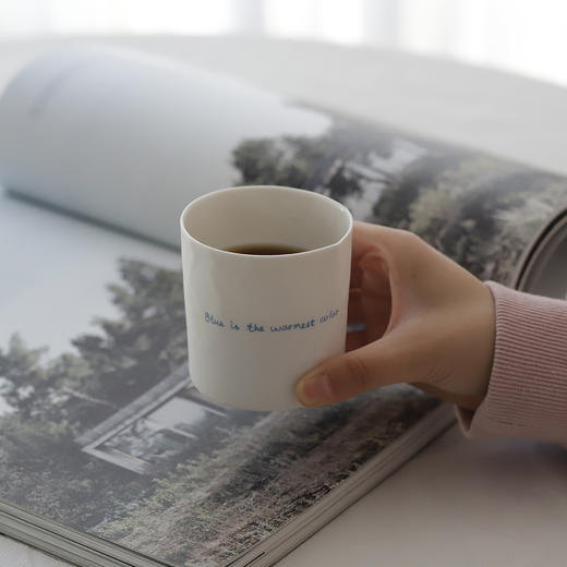 【新版】Eryu Ceramics耳语陶瓷工作室 褶皱系列 文字 杯 商品图4