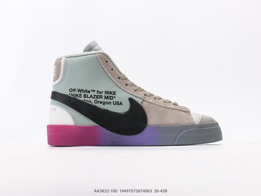 耐克Off-White x Nike Blazer Mid休闲运动板鞋AA3832-100男女鞋 商品图1