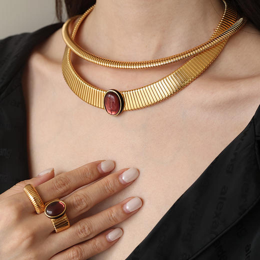 【迪丽热巴同款】Ancient Rome古罗马时期 | 角斗士素金软项圈 商品图4